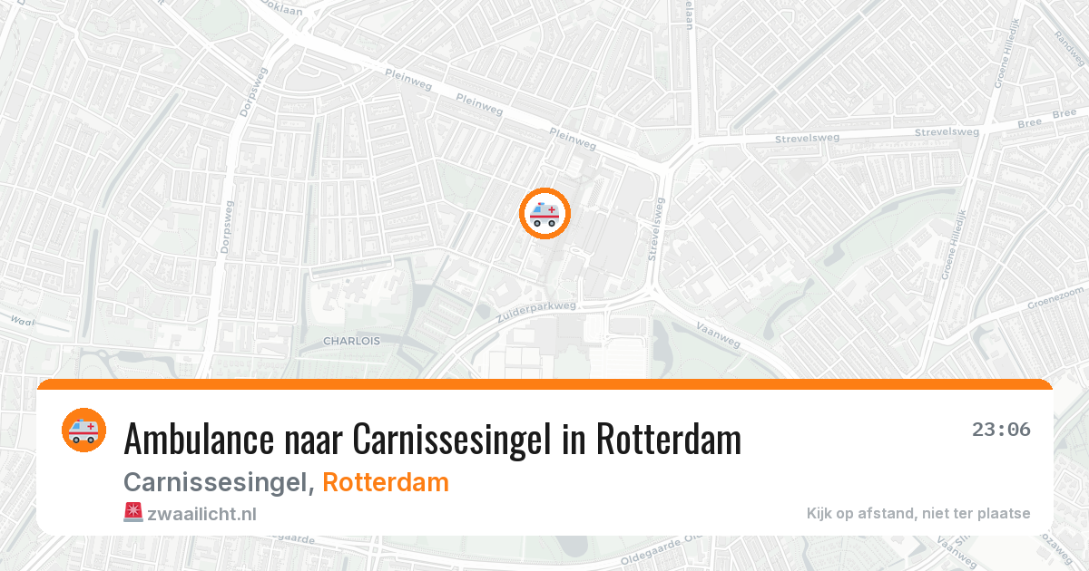 Ambulance naar Carnissesingel in Rotterdam — 4 jul 2026