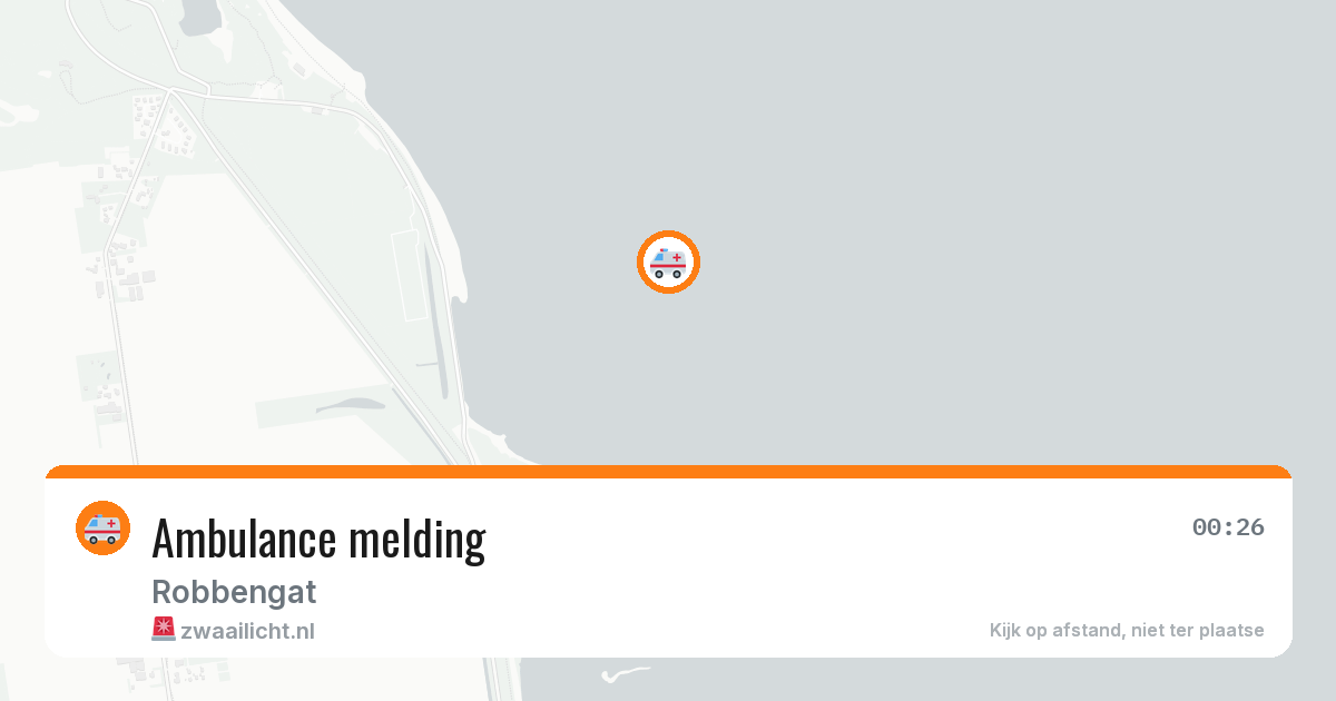 Ambulance melding — 10 jul 2026
