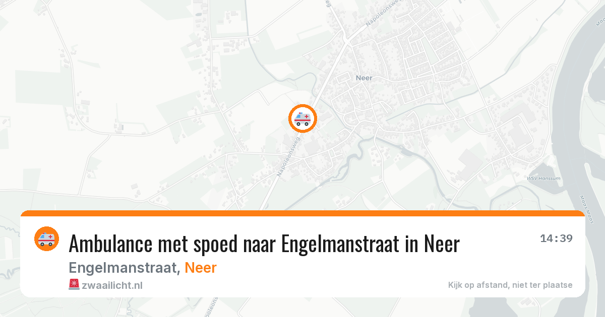 Ambulance met spoed naar Engelmanstraat in Neer — 29 jun 2026