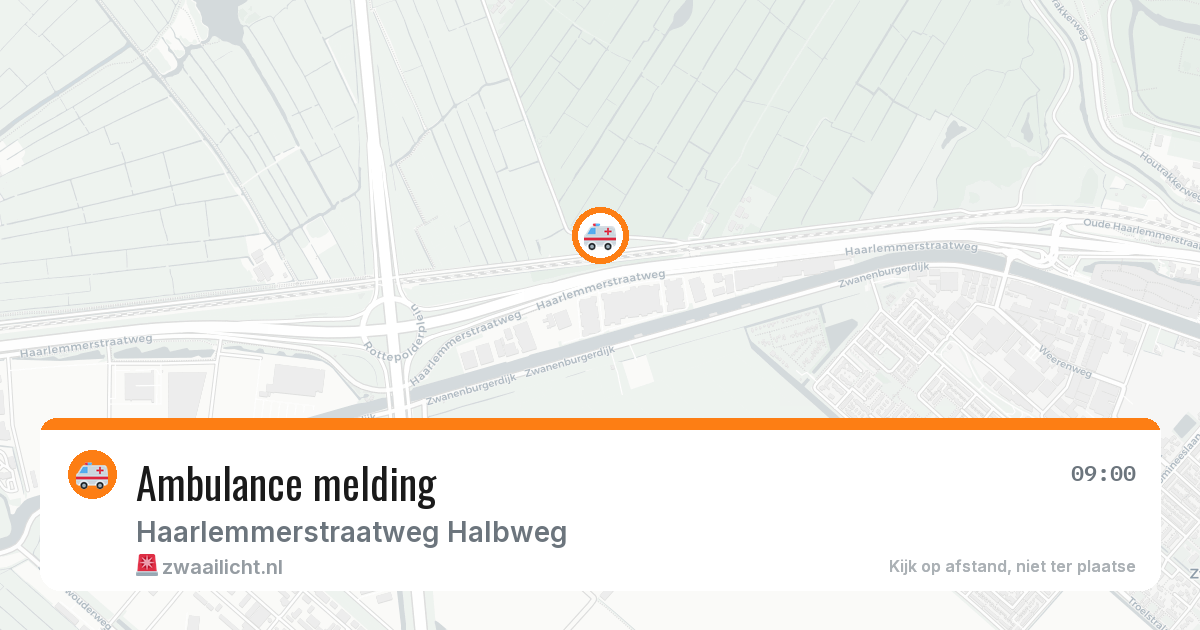 Ambulance melding — 6 jul 2026