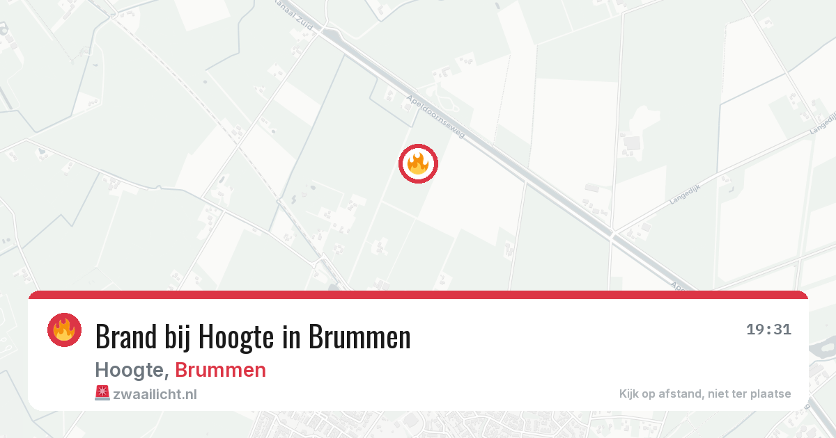 Brand bij Hoogte in Brummen — 8 jun 2026