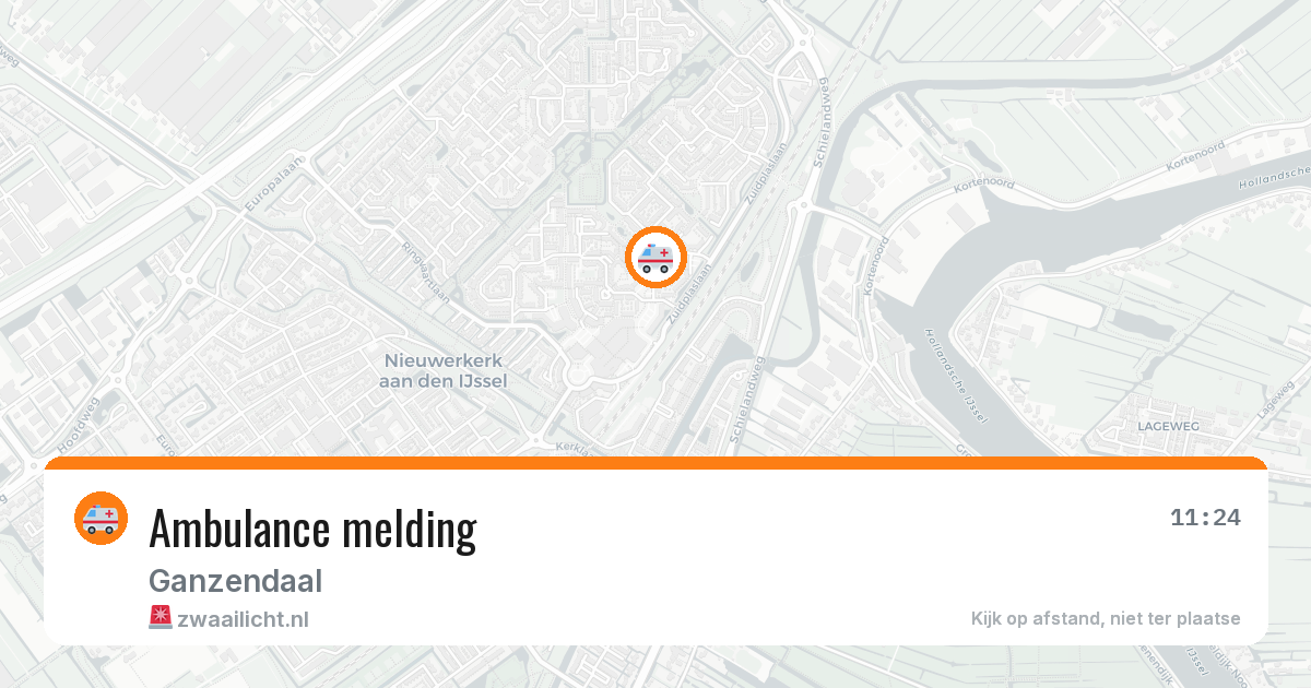 Ambulance melding — 27 jul 2026