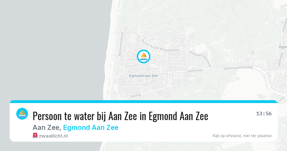 Persoon te water bij Aan Zee in Egmond Aan Zee — 6 aug 2026