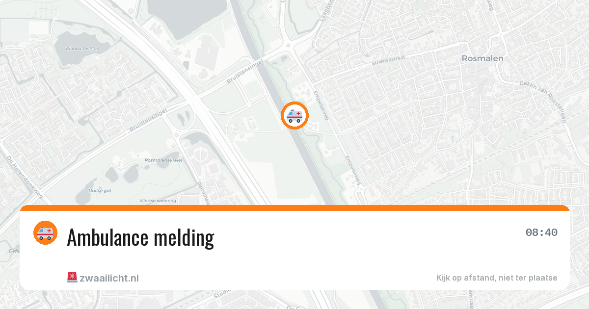 Ambulance melding — 9 feb 2026