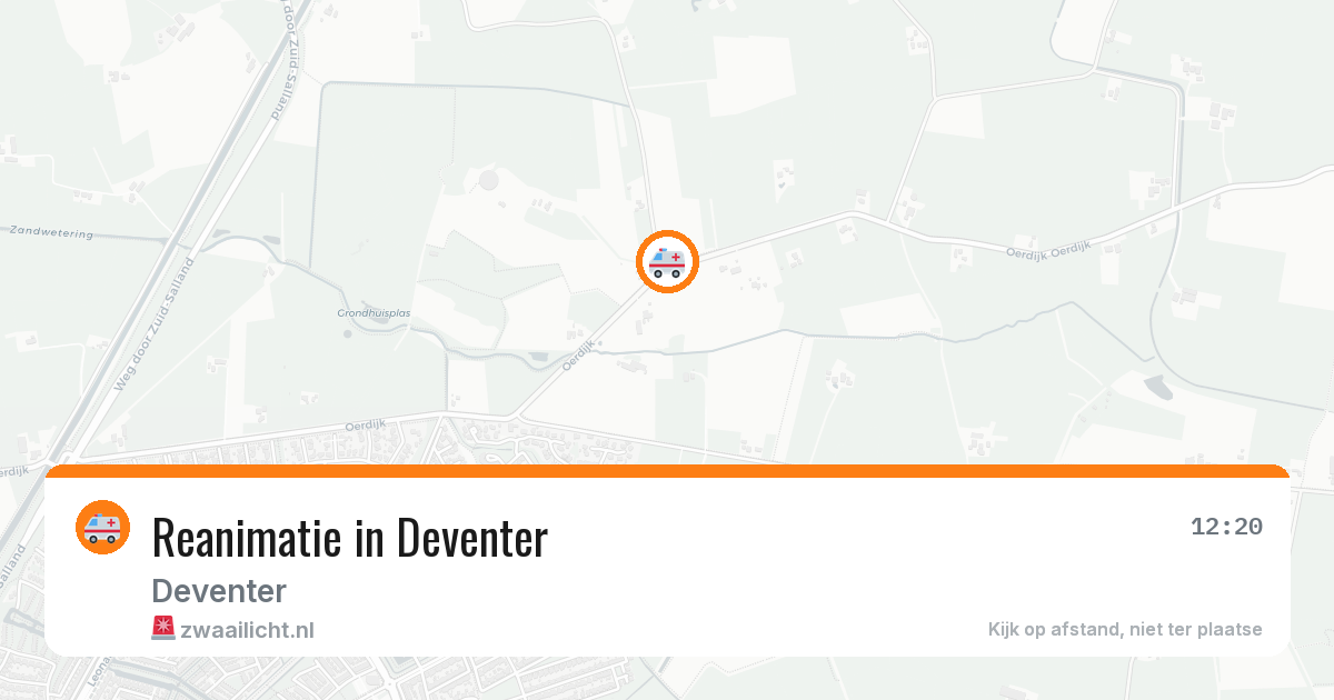 Reanimatie in Deventer — 9 aug 2026