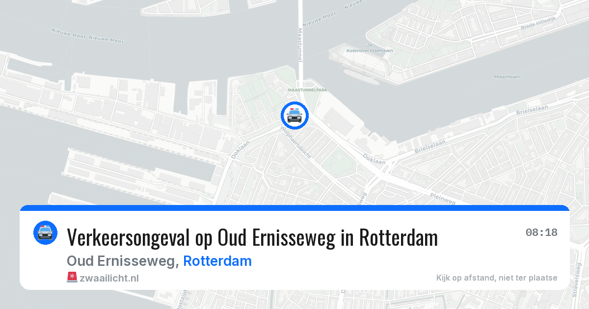 Verkeersongeval op Oud Ernisseweg in Rotterdam — 23 jun 2026