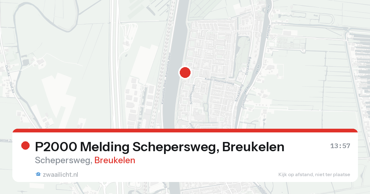P2000 Melding Schepersweg, Breukelen — 30 jan 2026