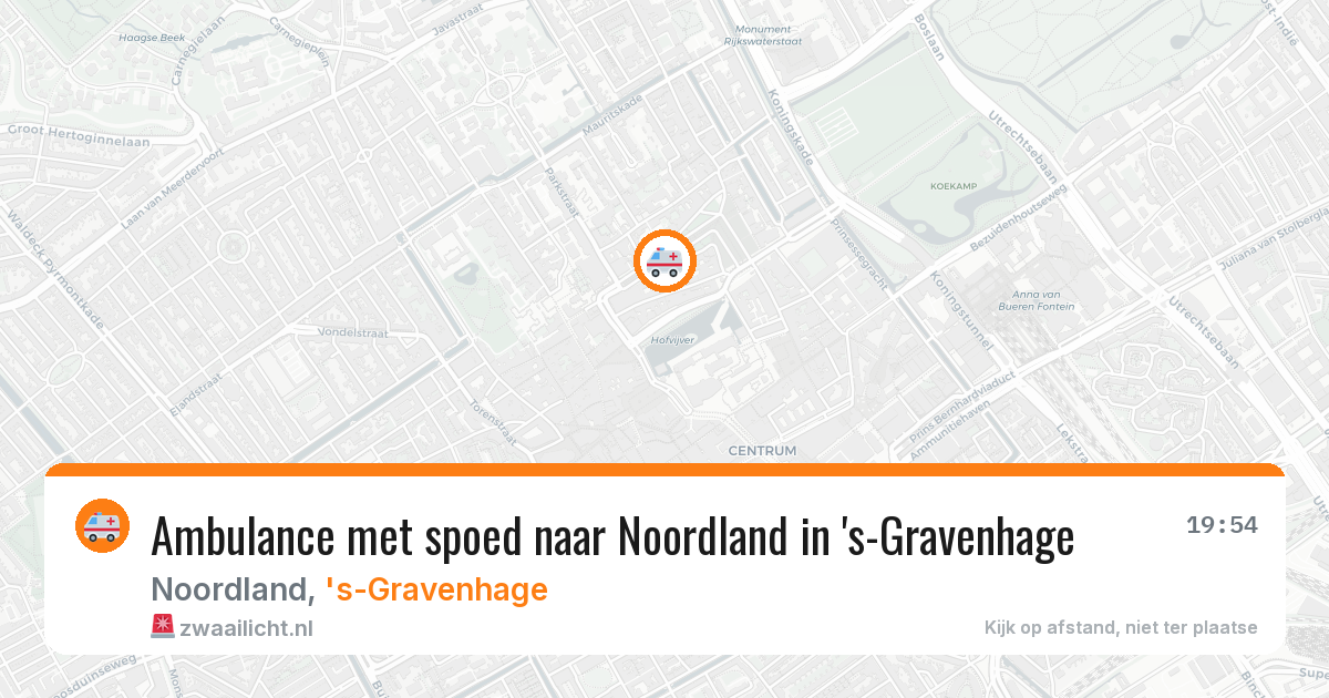 Ambulance met spoed naar Noordland in 's-Gravenhage — 26 jan 2026