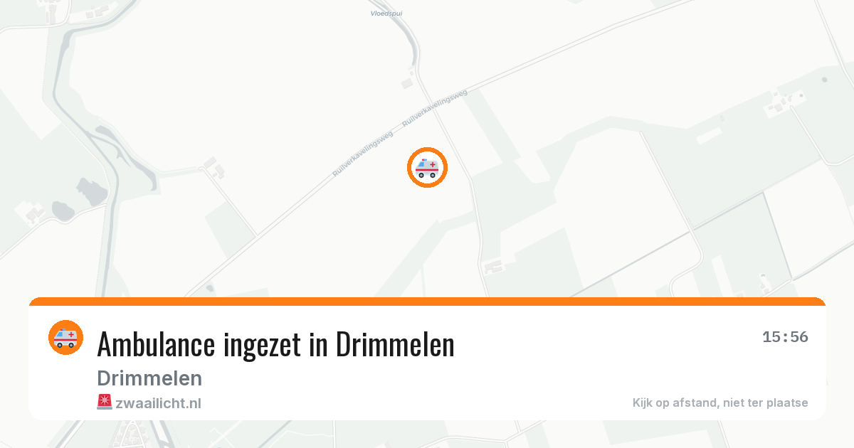 Ambulance ingezet in Drimmelen — 12 aug 2026