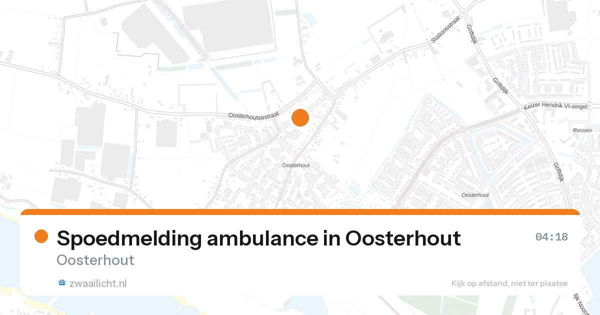 Spoedmelding ambulance in Oosterhout — 7 feb 2026