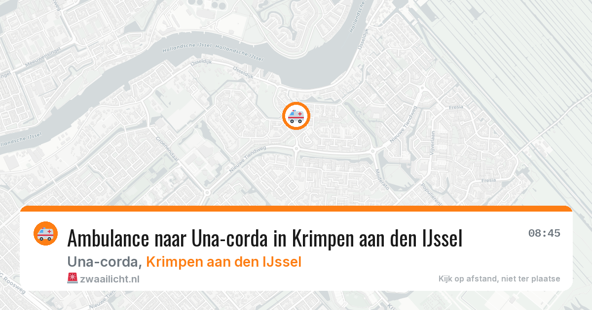 Ambulance naar Una-corda in Krimpen aan den IJssel — 27 mei 2026