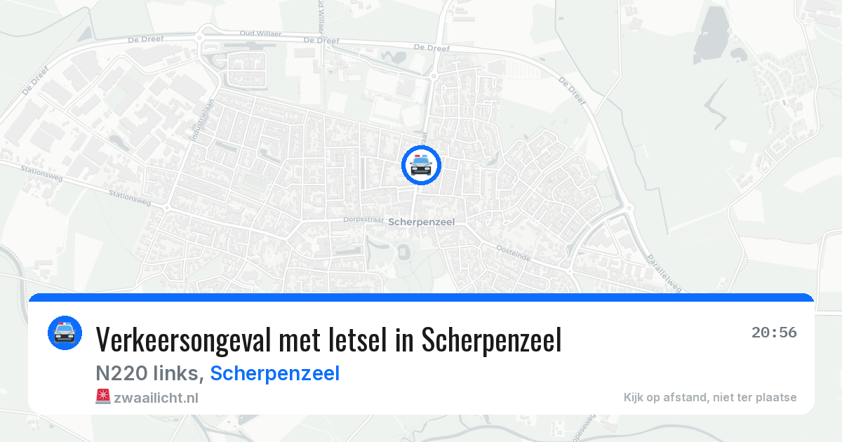 Verkeersongeval met letsel in Scherpenzeel — 5 mei 2026