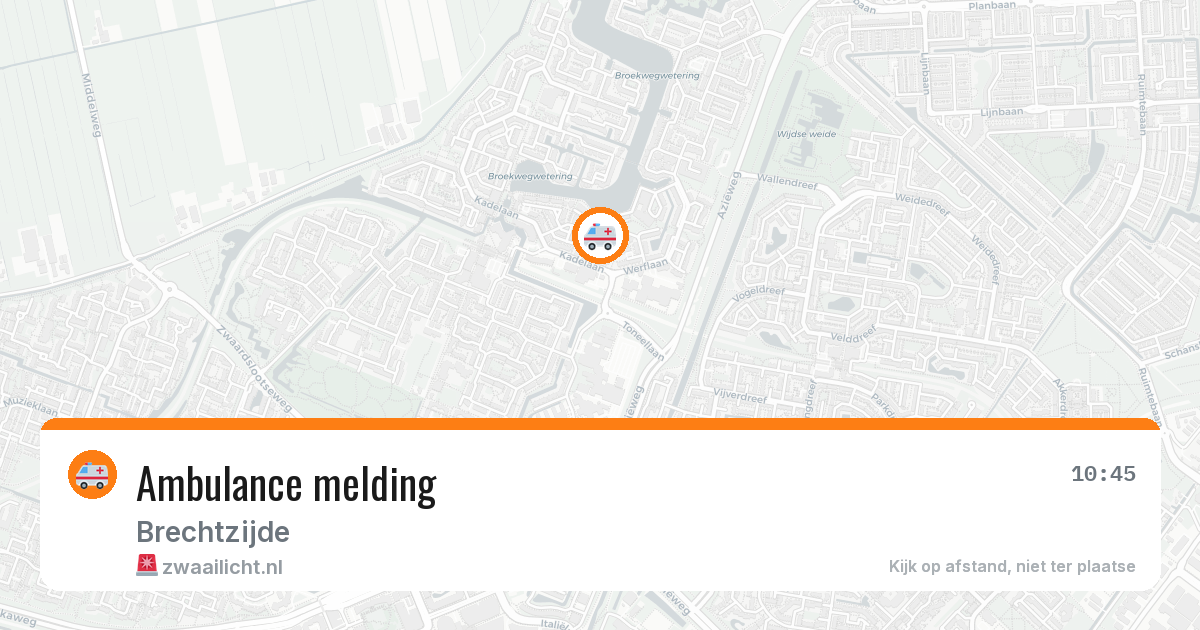 Ambulance melding — 3 feb 2026