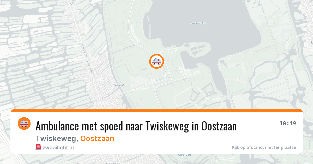 Ambulance met spoed naar Twiskeweg in Oostzaan — 29 jan 2026