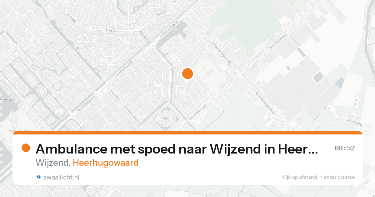 Ambulance met spoed naar Wijzend in Heerhugowaard — 7 feb 2026