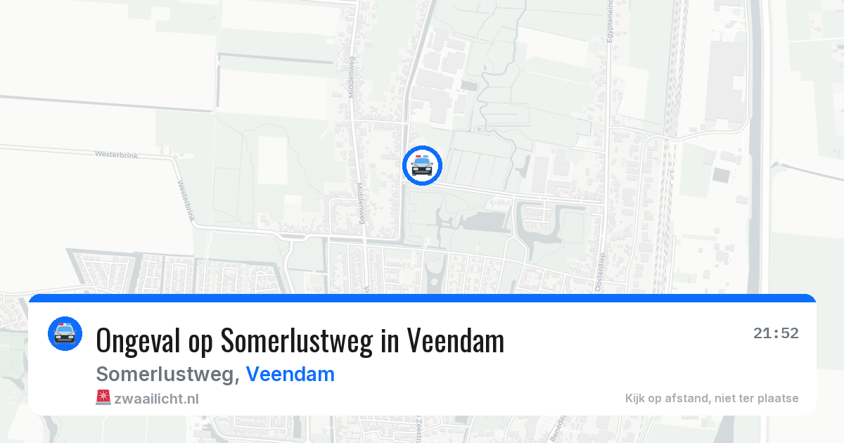 Ongeval op Somerlustweg in Veendam — 28 jan 2026