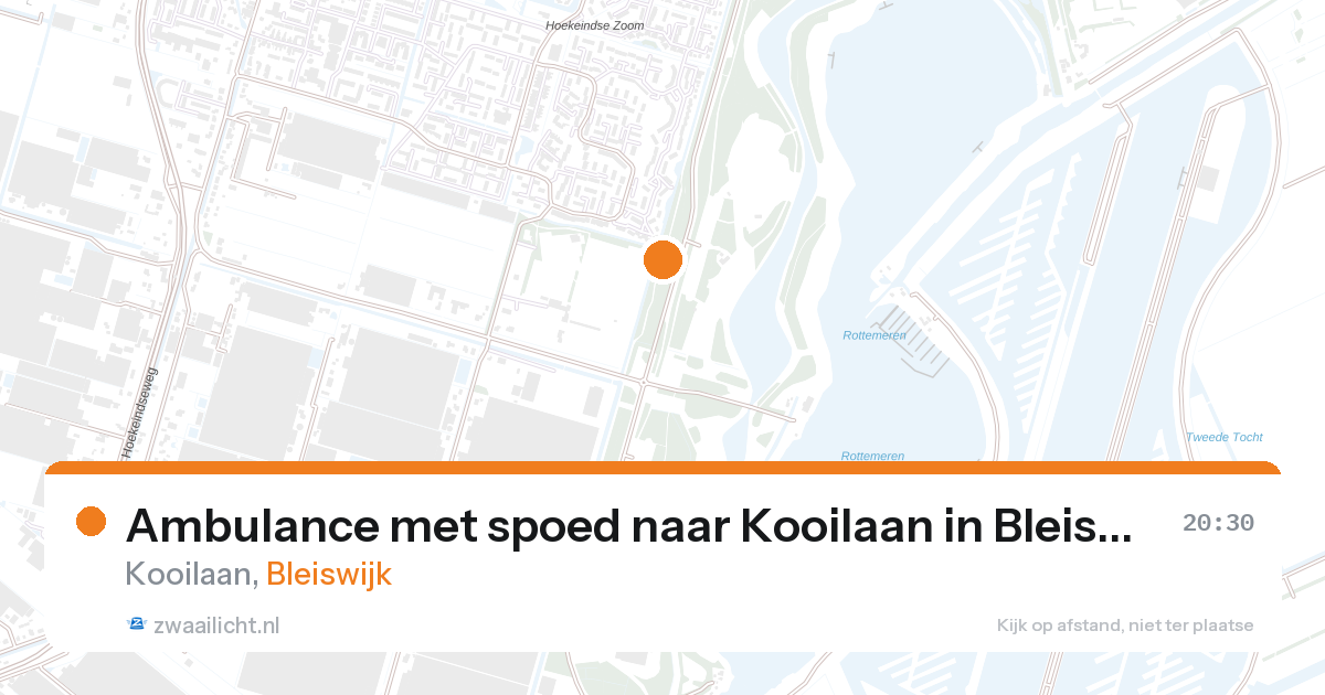 Ambulance met spoed naar Kooilaan in Bleiswijk — 26 aug 2026