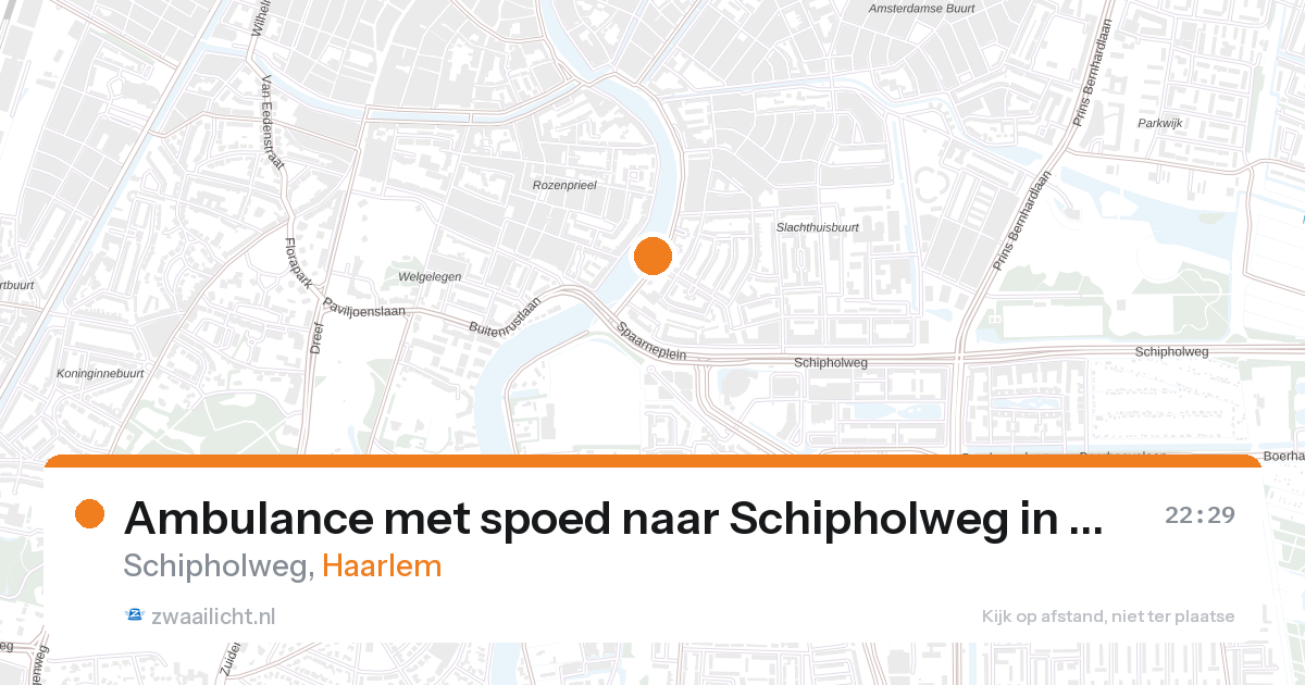 Ambulance met spoed naar Schipholweg in Haarlem — 12 jun 2026