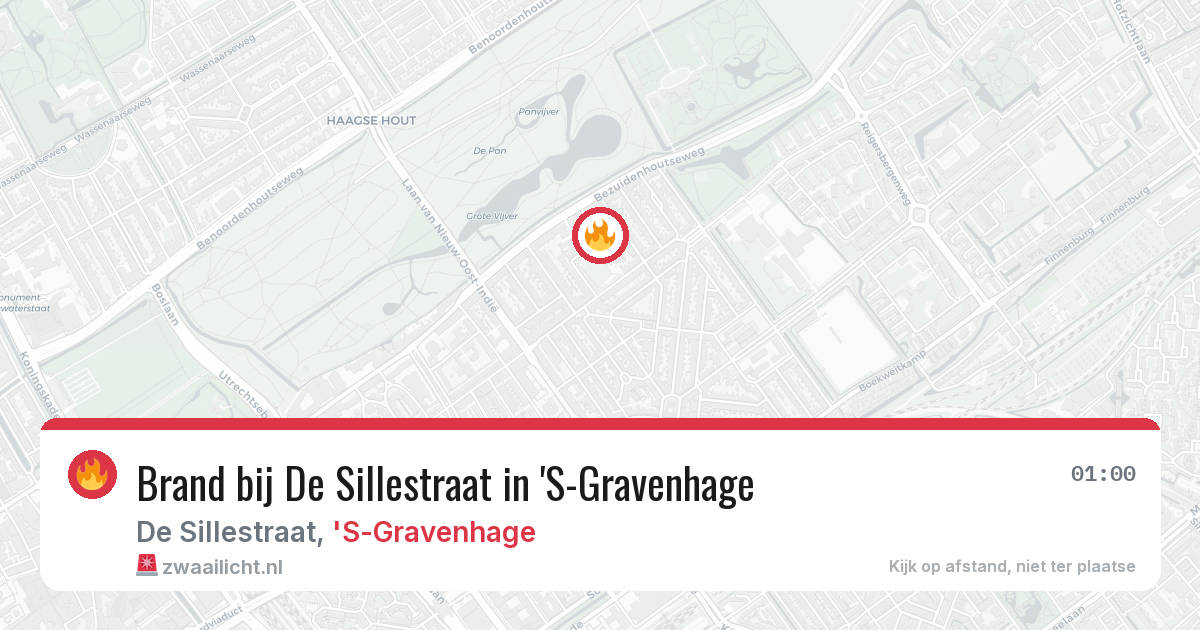 Brand bij De Sillestraat in 'S-Gravenhage — 19 jun 2026