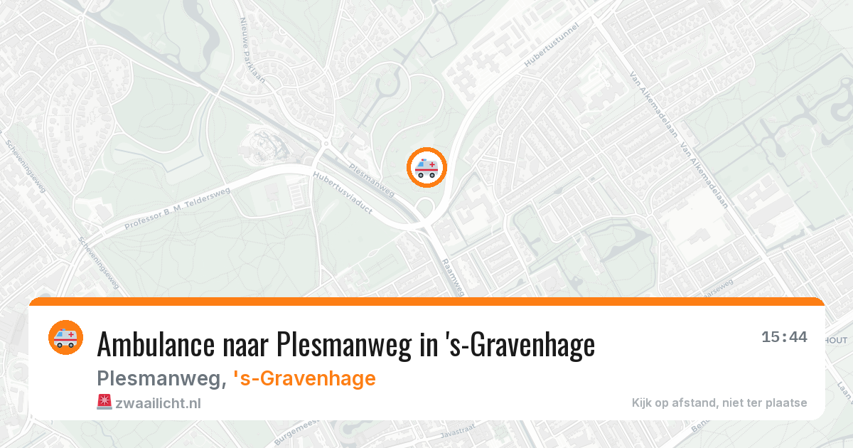 Ambulance naar Plesmanweg in 's-Gravenhage — 21 mei 2026