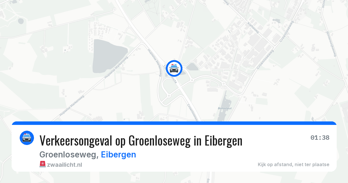 Verkeersongeval op Groenloseweg in Eibergen — 7 jun 2026
