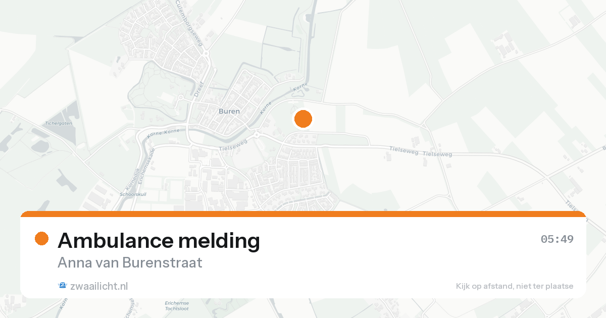 Ambulance melding — 8 feb 2026