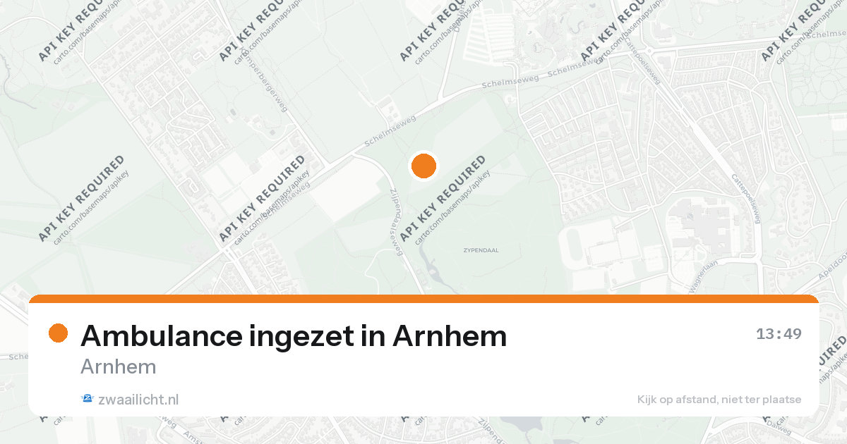 Ambulance ingezet in Arnhem — 26 aug 2026