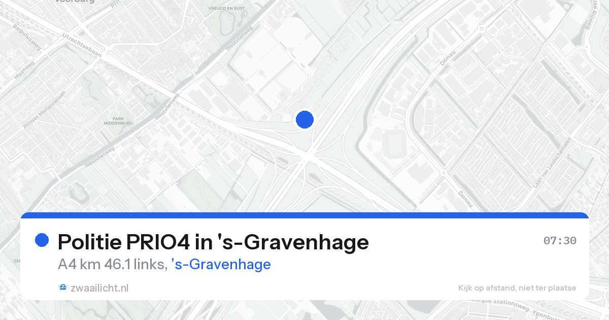 Politie PRIO4 in 's-Gravenhage — 22 aug 2026 | 🚨 Zwaailicht.nl