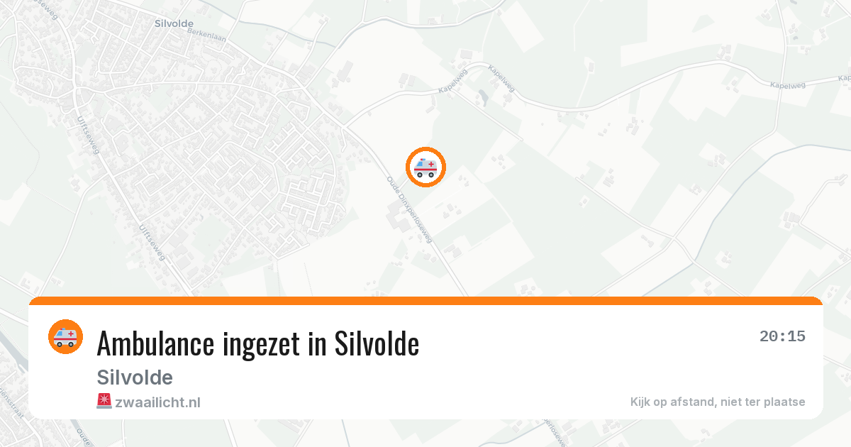 Ambulance ingezet in Silvolde — 13 aug 2026