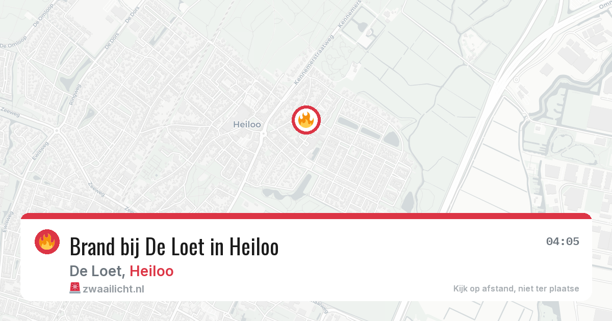 Brand bij De Loet in Heiloo — 24 mei 2026