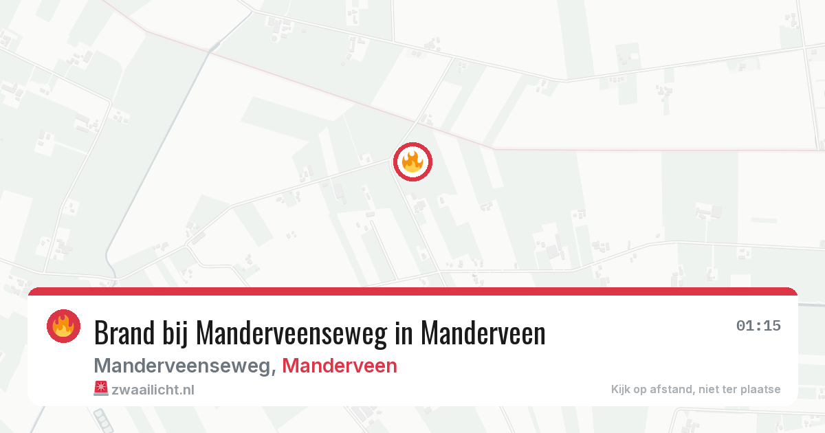 Brand bij Manderveenseweg in Manderveen — 19 jun 2026