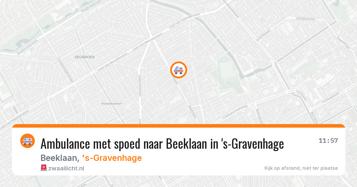 Ambulance met spoed naar Beeklaan in 's-Gravenhage — 5 feb 2026