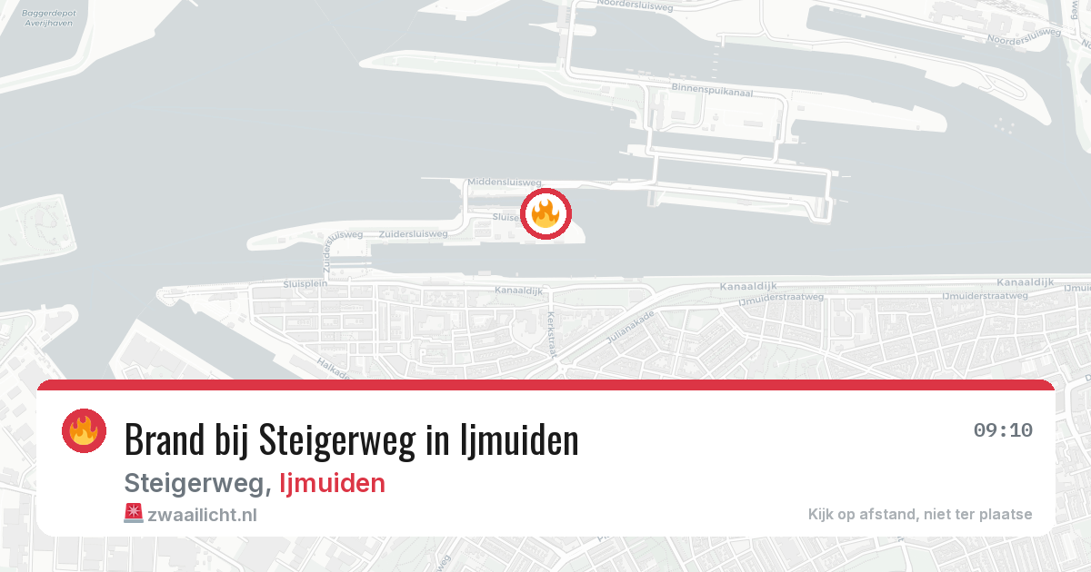 Brand bij Steigerweg in Ijmuiden — 29 jan 2026