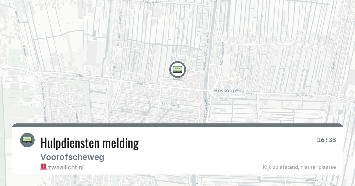Hulpdiensten melding — 5 feb 2026