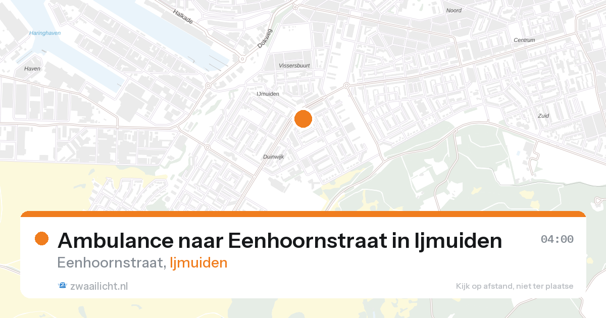 Ambulance naar Eenhoornstraat in Ijmuiden — 7 feb 2026