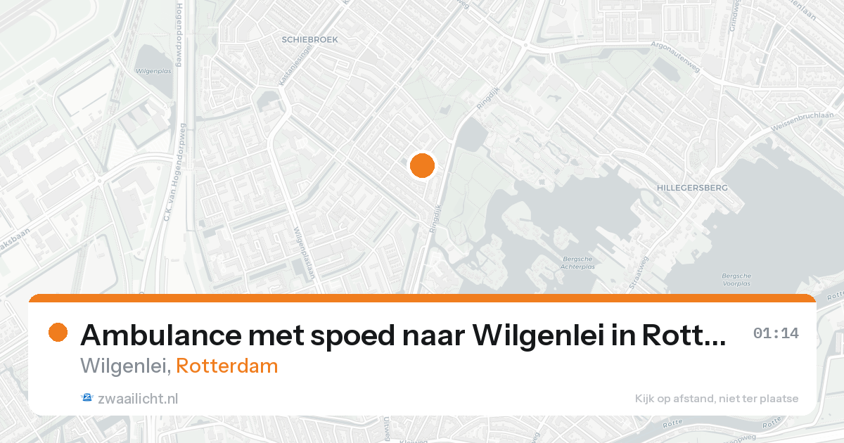 Ambulance met spoed naar Wilgenlei in Rotterdam — 8 feb 2026