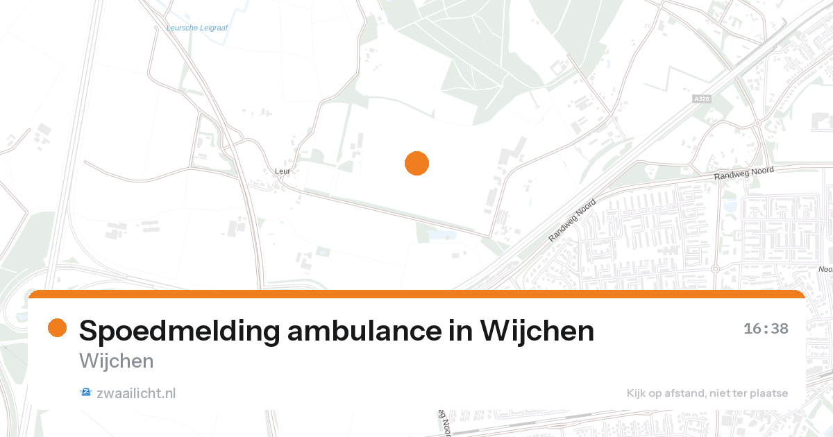Spoedmelding ambulance in Wijchen — 26 aug 2026