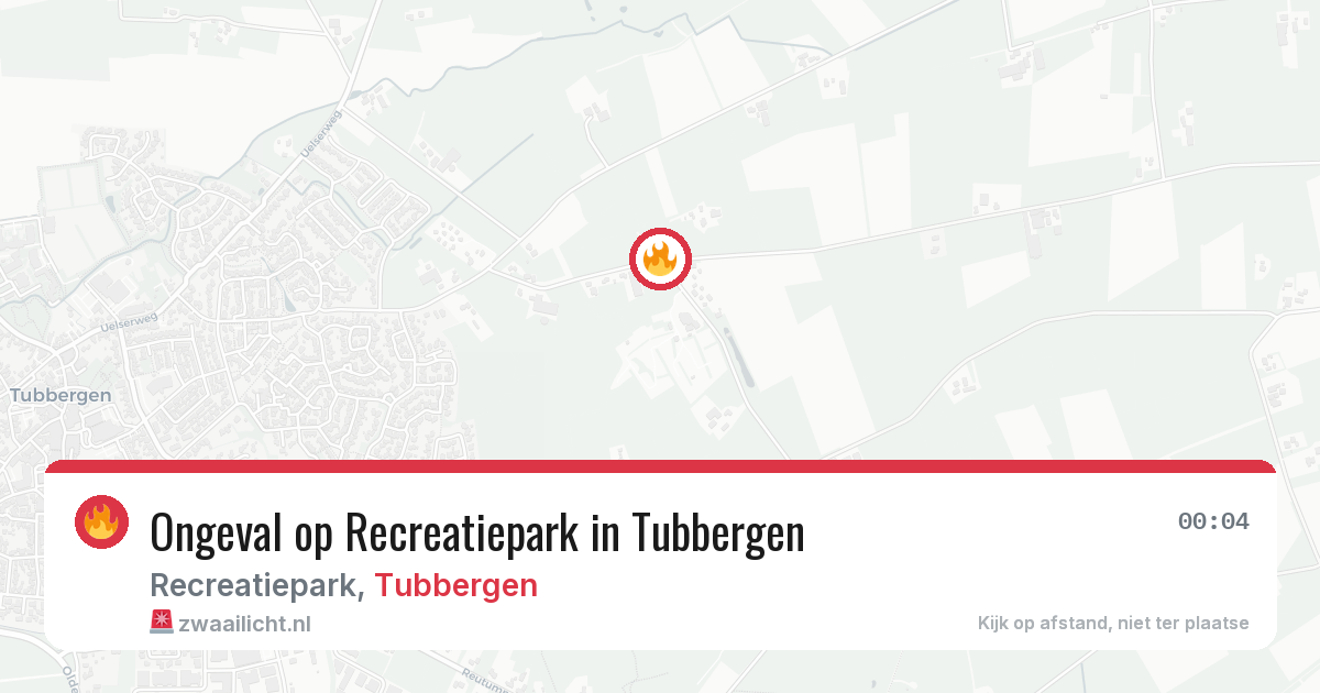 Ongeval op Recreatiepark in Tubbergen — 19 jun 2026