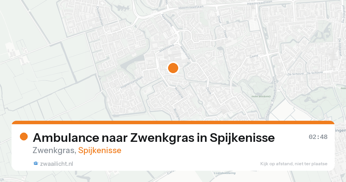 Ambulance naar Zwenkgras in Spijkenisse — 31 jan 2026