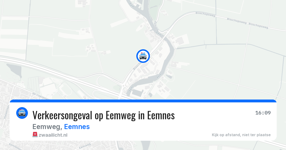 Verkeersongeval op Eemweg in Eemnes — 28 jun 2026