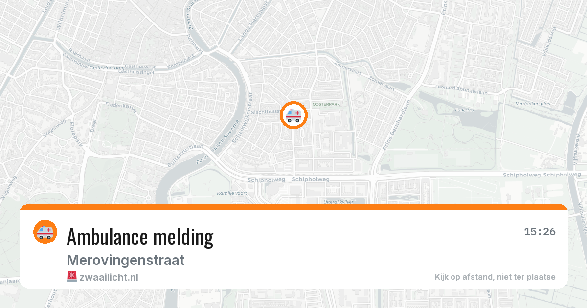 Ambulance melding — 9 jun 2026
