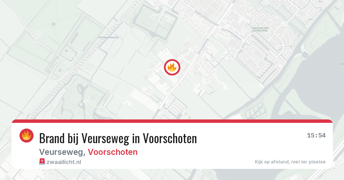 Brand bij Veurseweg in Voorschoten — 28 jul 2026