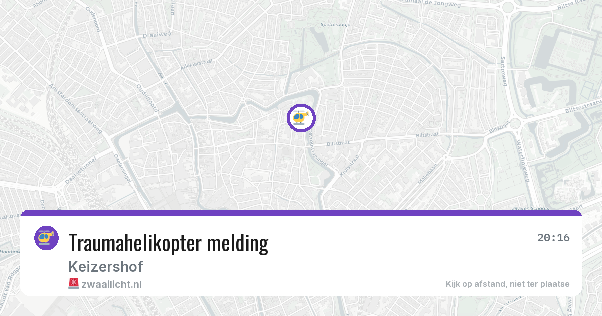 Traumahelikopter melding — 14 jun 2026