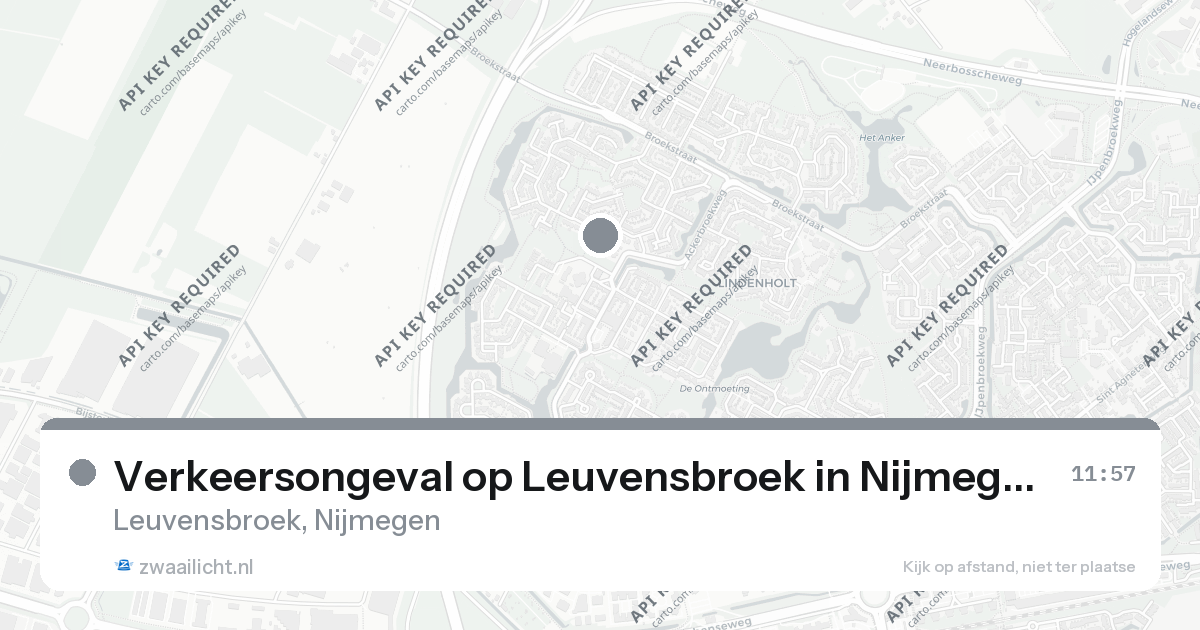 Verkeersongeval op Leuvensbroek in Nijmegen — 26 aug 2026