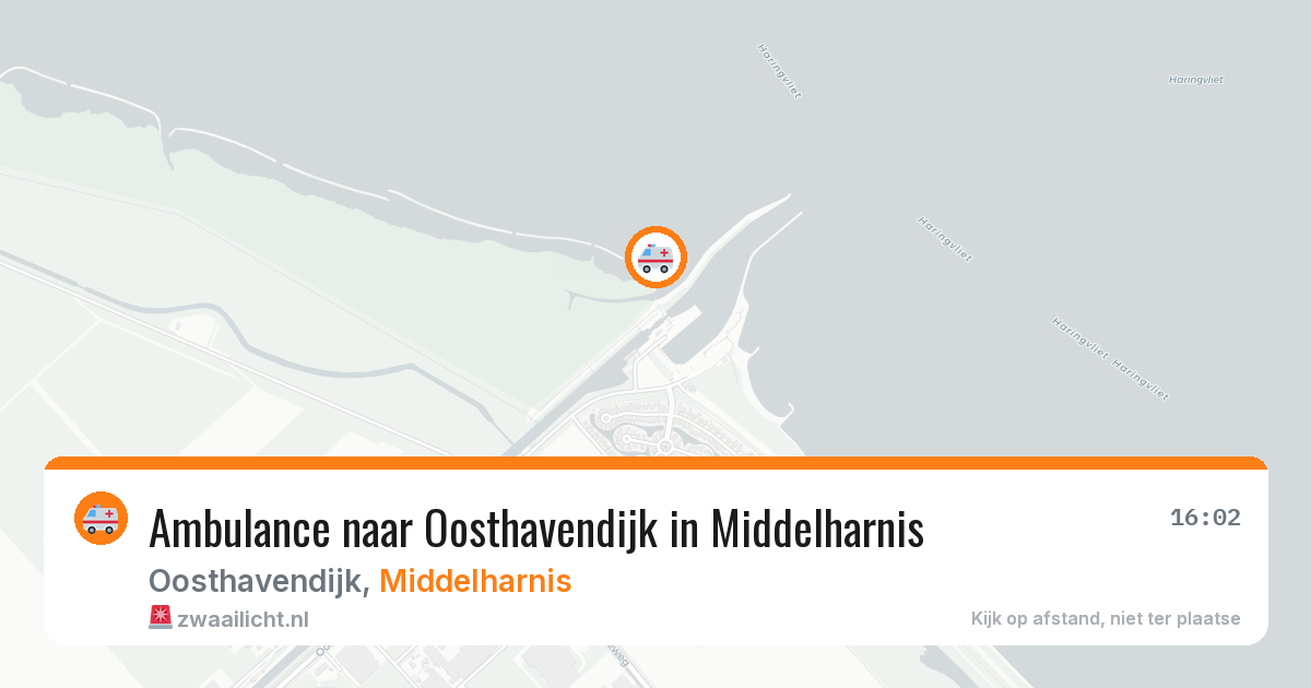Ambulance naar Oosthavendijk in Middelharnis — 3 aug 2026