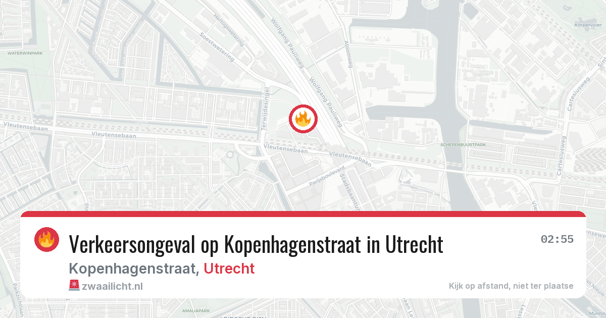 Verkeersongeval op Kopenhagenstraat in Utrecht — 10 mei 2026