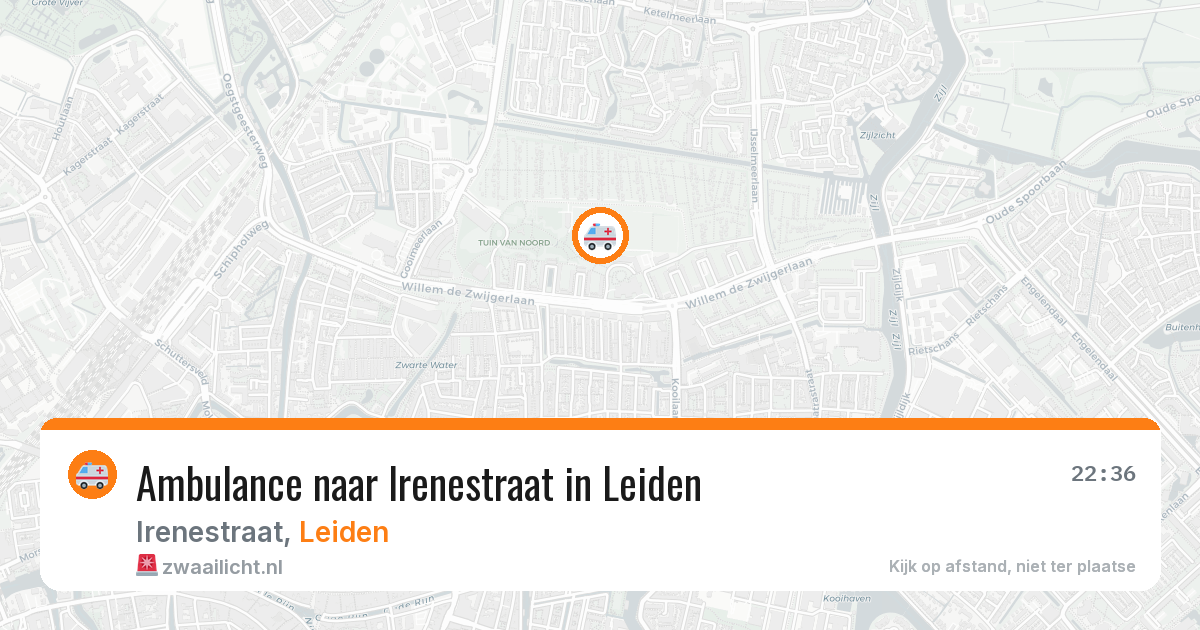 Ambulance naar Irenestraat in Leiden — 4 apr 2026