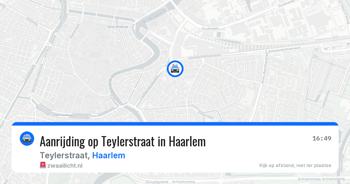 Aanrijding op Teylerstraat in Haarlem — 6 jun 2026