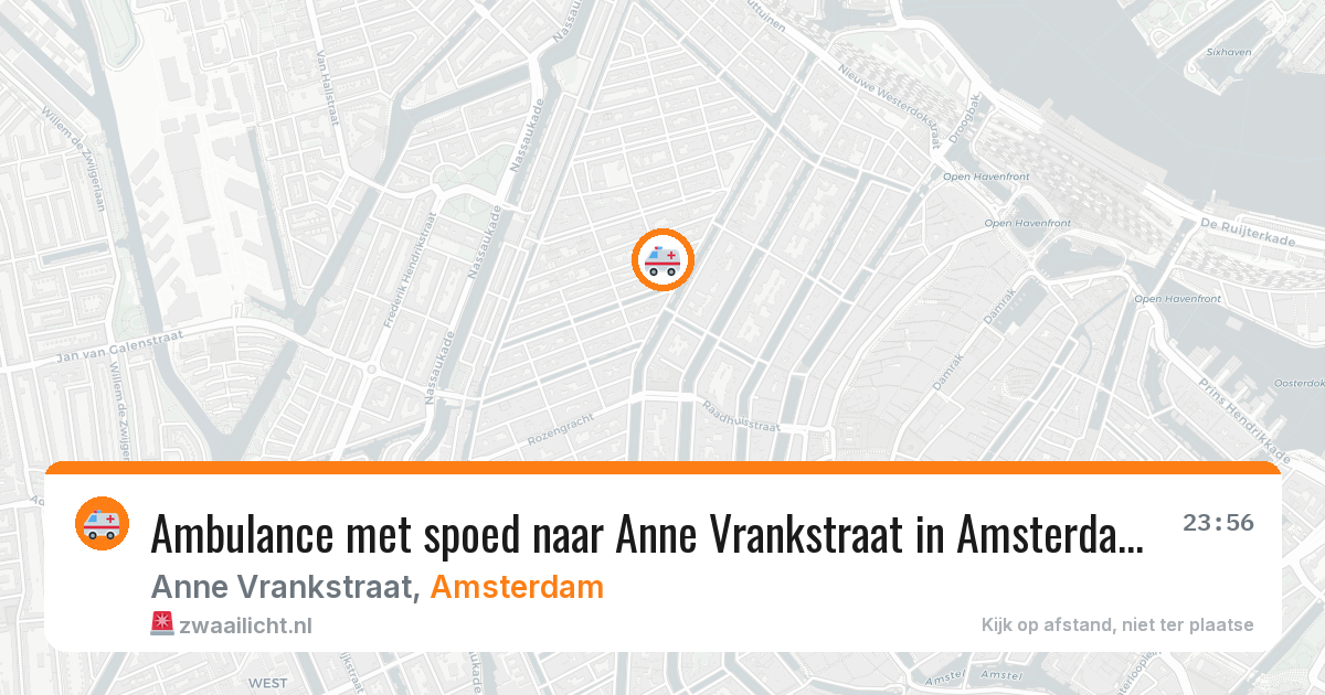 Ambulance met spoed naar Anne Vrankstraat in Amsterdam — 30 jun 2026