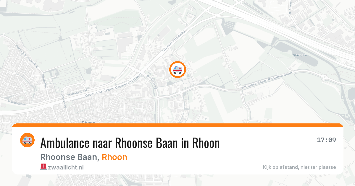 Ambulance naar Rhoonse Baan in Rhoon — 16 mrt 2026